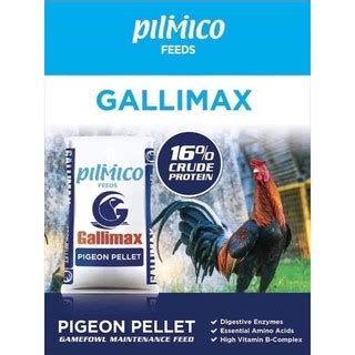 Pilmico Gallimax Pigeon Pellet Sold Per 1kg .